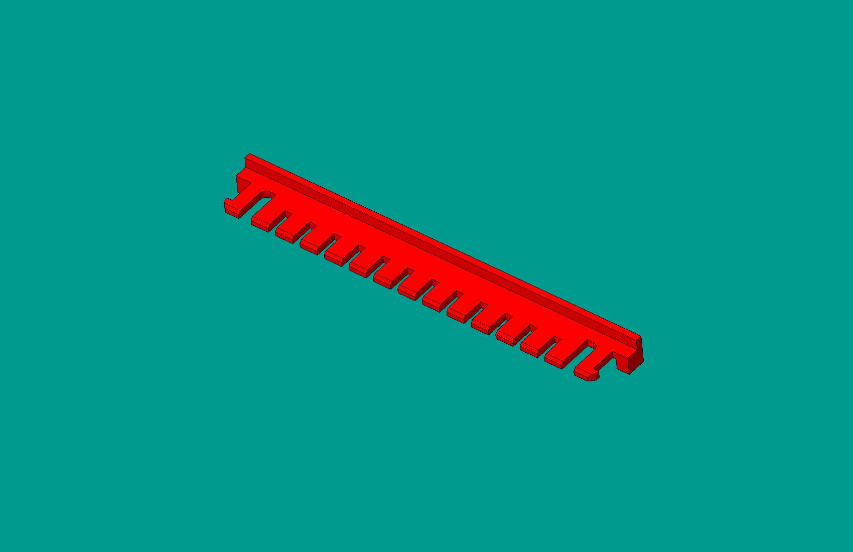 2.0間距，A2008S-15鎖片紅色