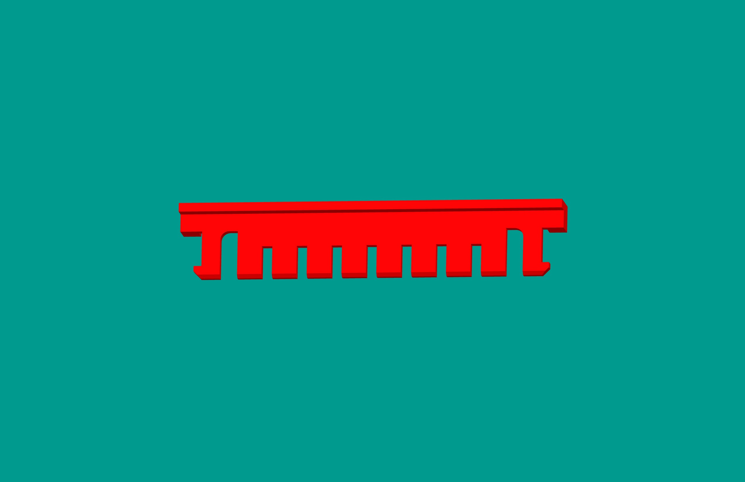 2.0間距，A2008S-10鎖片紅色