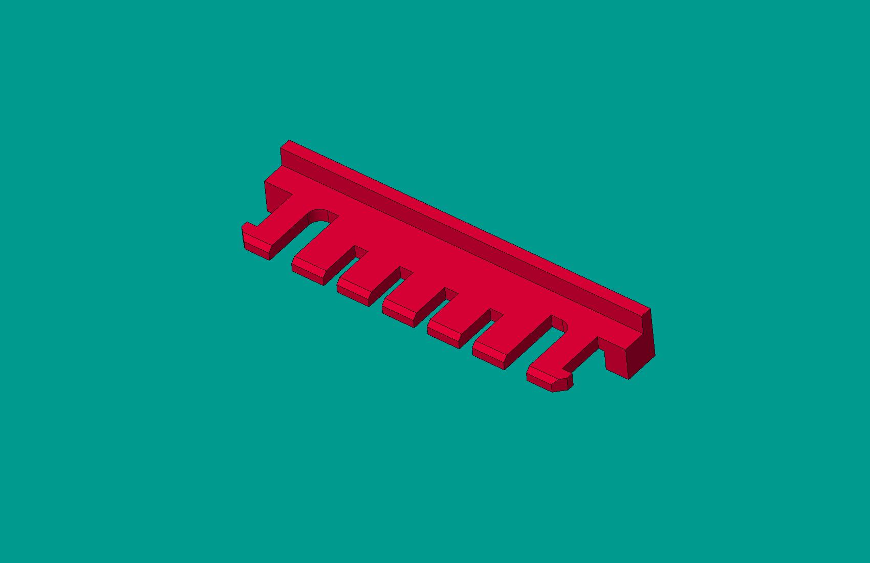 2.0間距，A2008S-7鎖片紅色