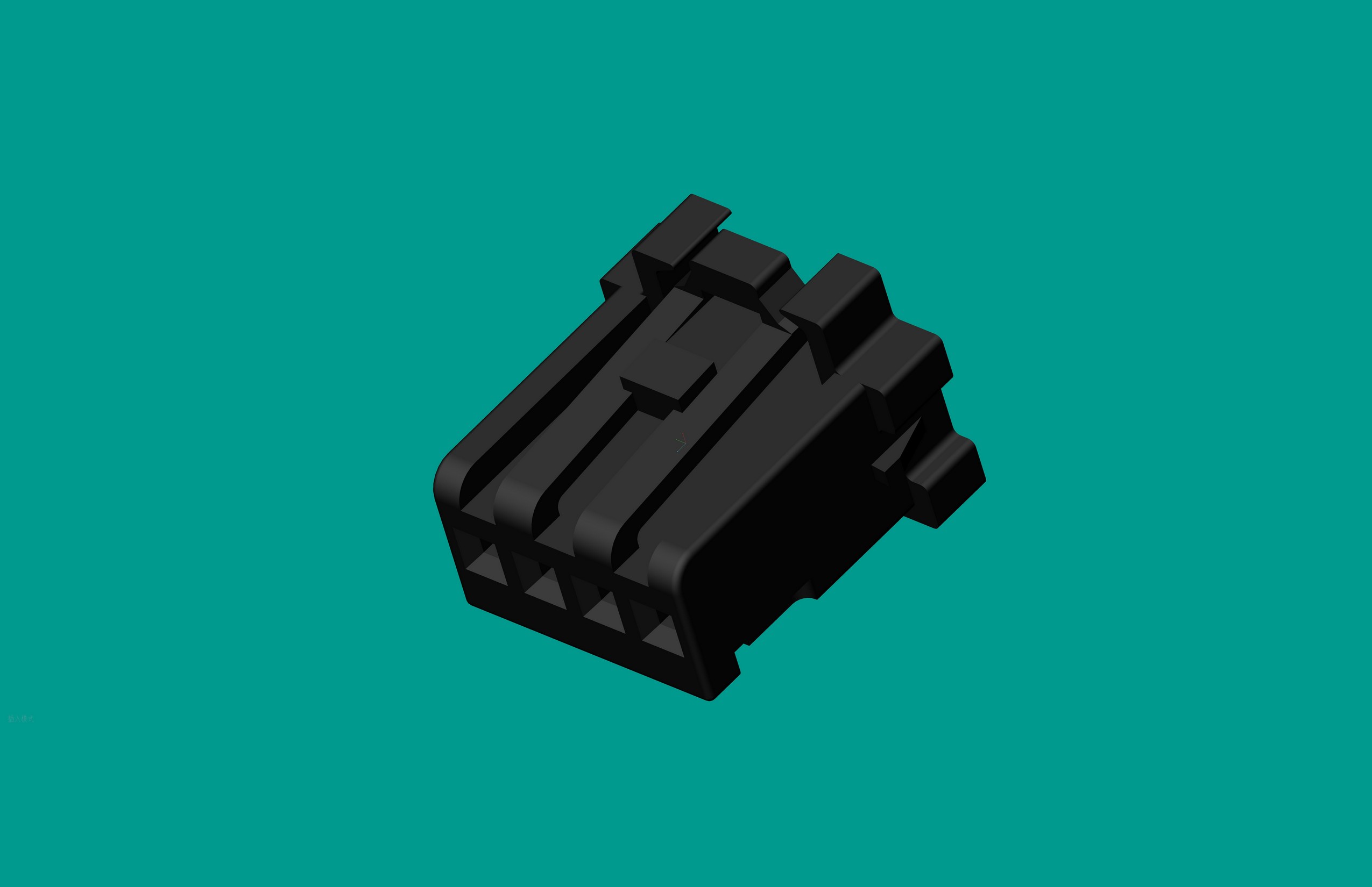 2.0間距，PNIRP-04V-S黑色