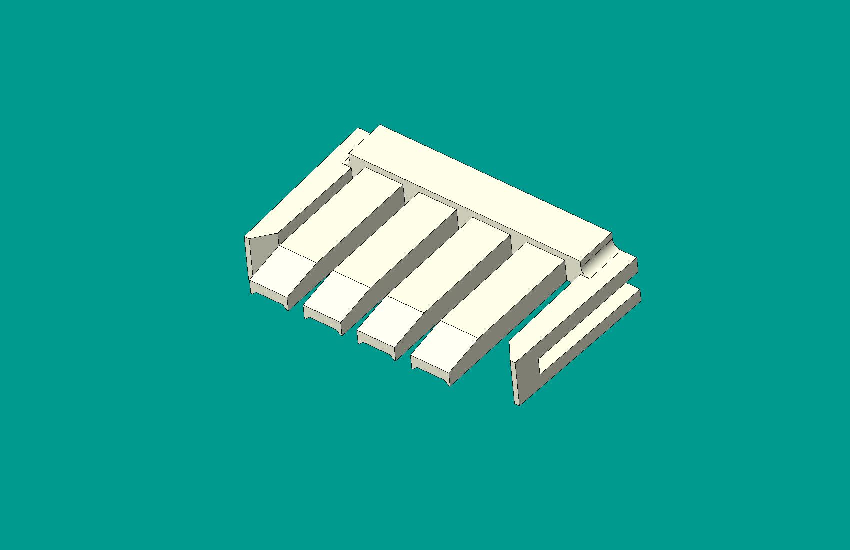 2.0間距，PNIS-04V鎖片