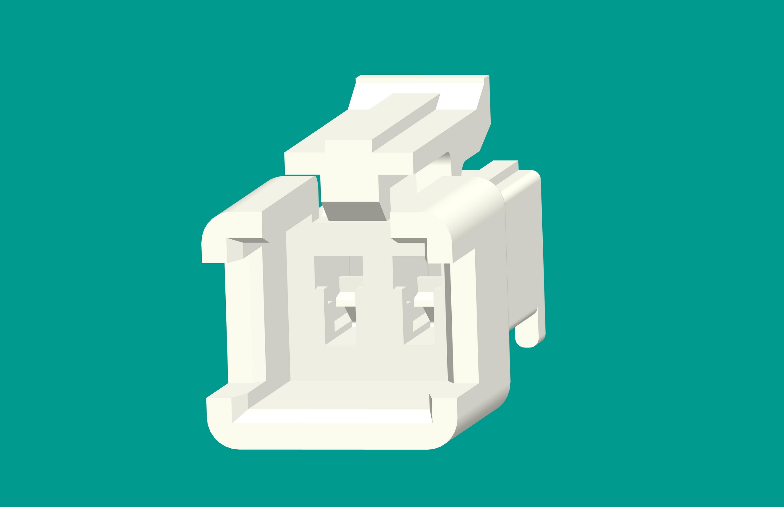 SMR-2孔塑殼C型白色