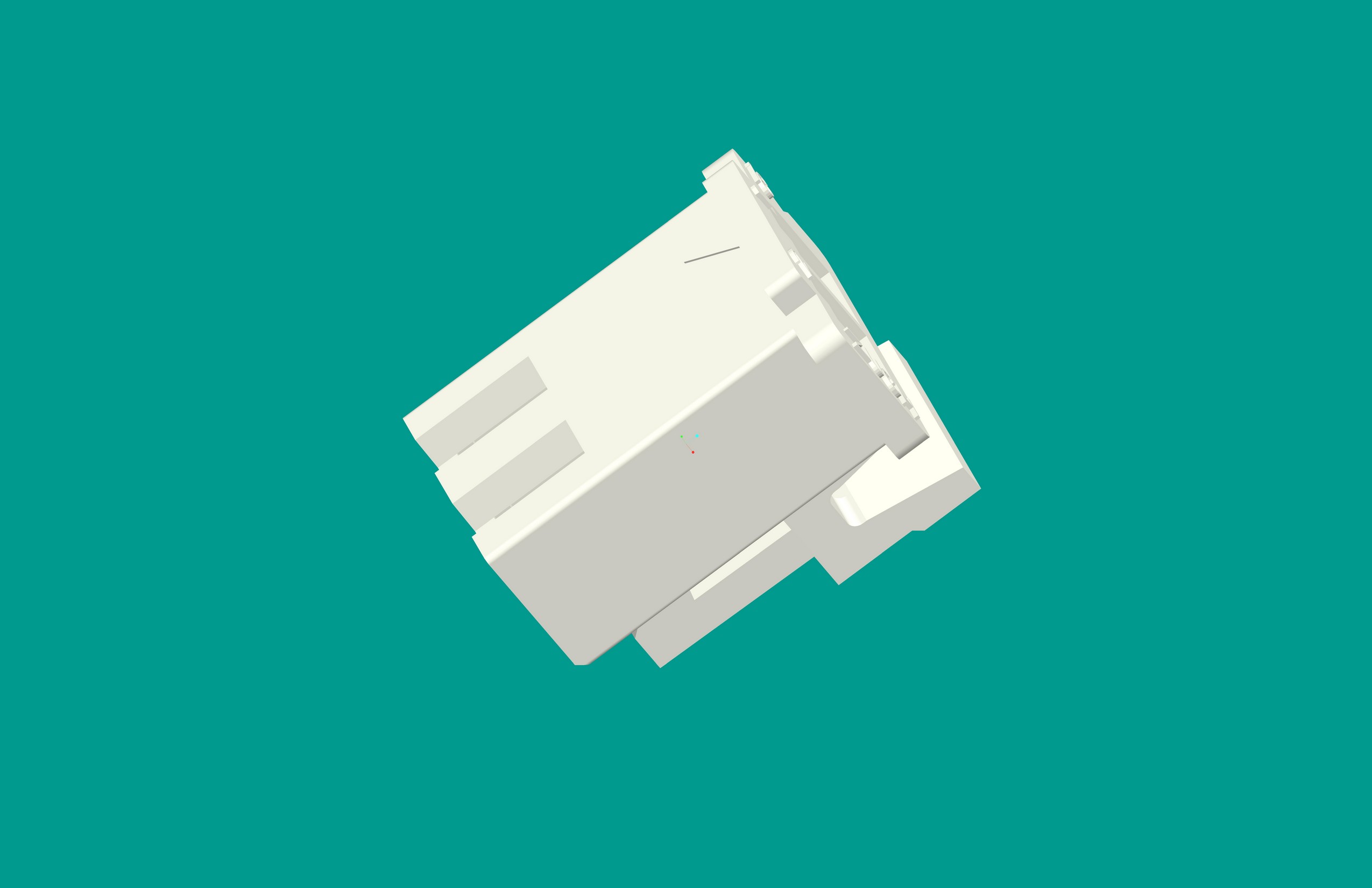 XH帶扣塑件-2Y白色