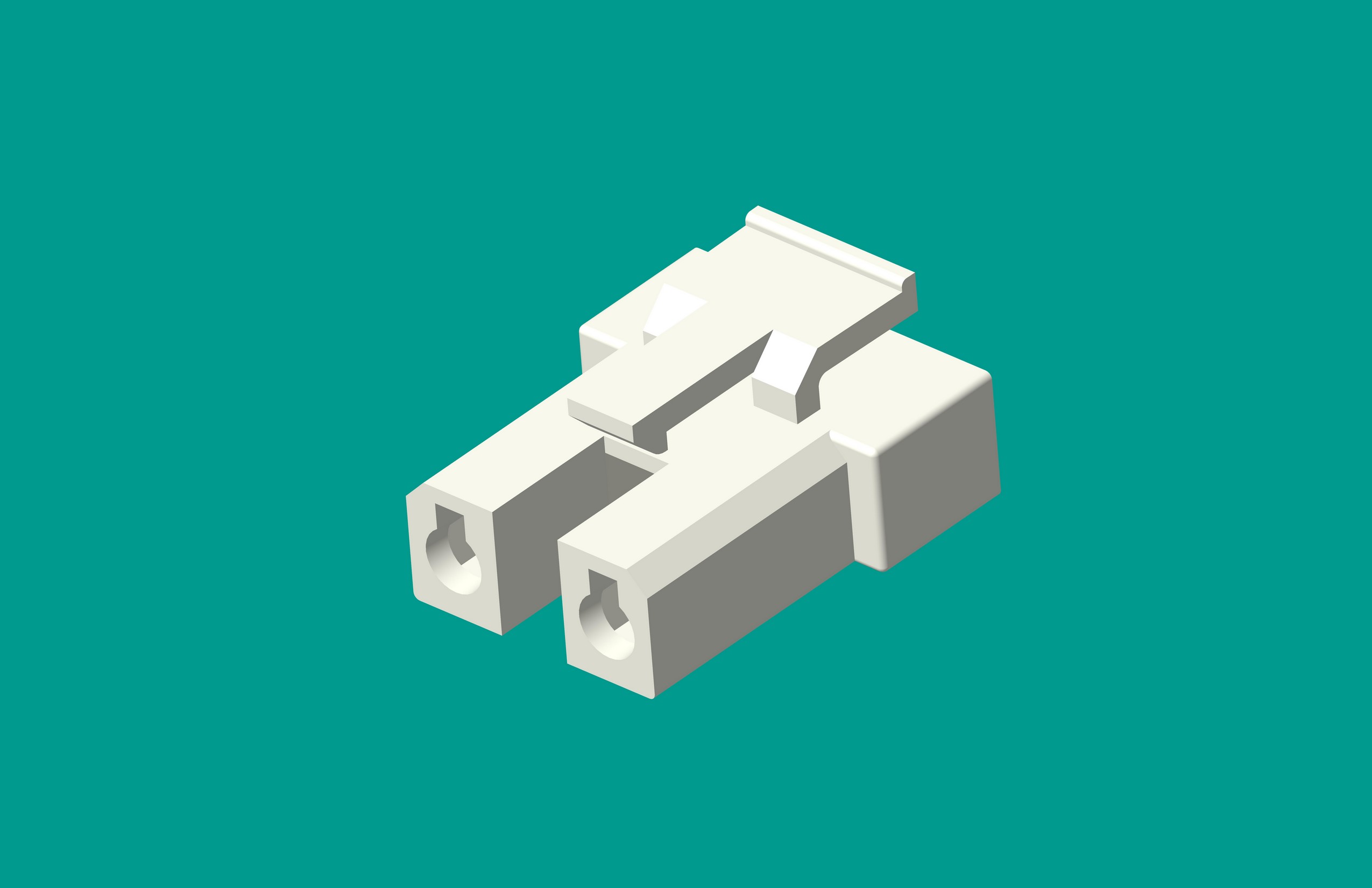 2.1洗衣機塑件-2孔白色
