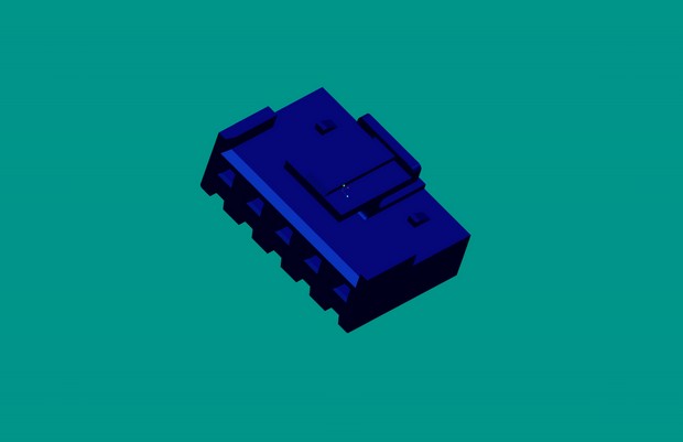 VH-5Y帶槽鎖片型藍色