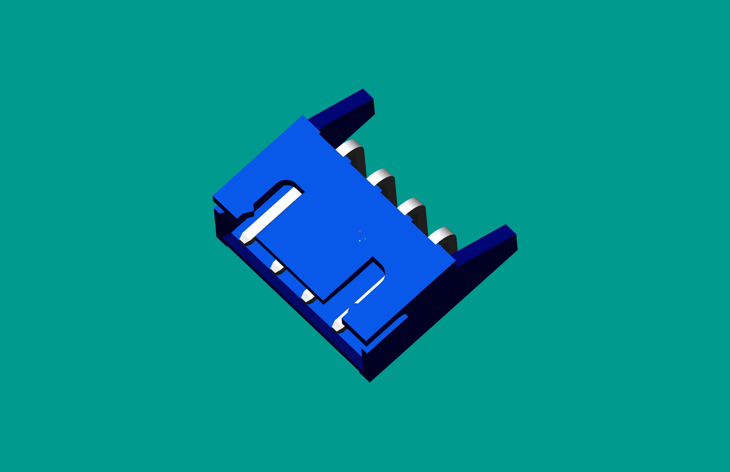 XH-4QA(有保護(hù)腳高彎）藍(lán)色普通PA66