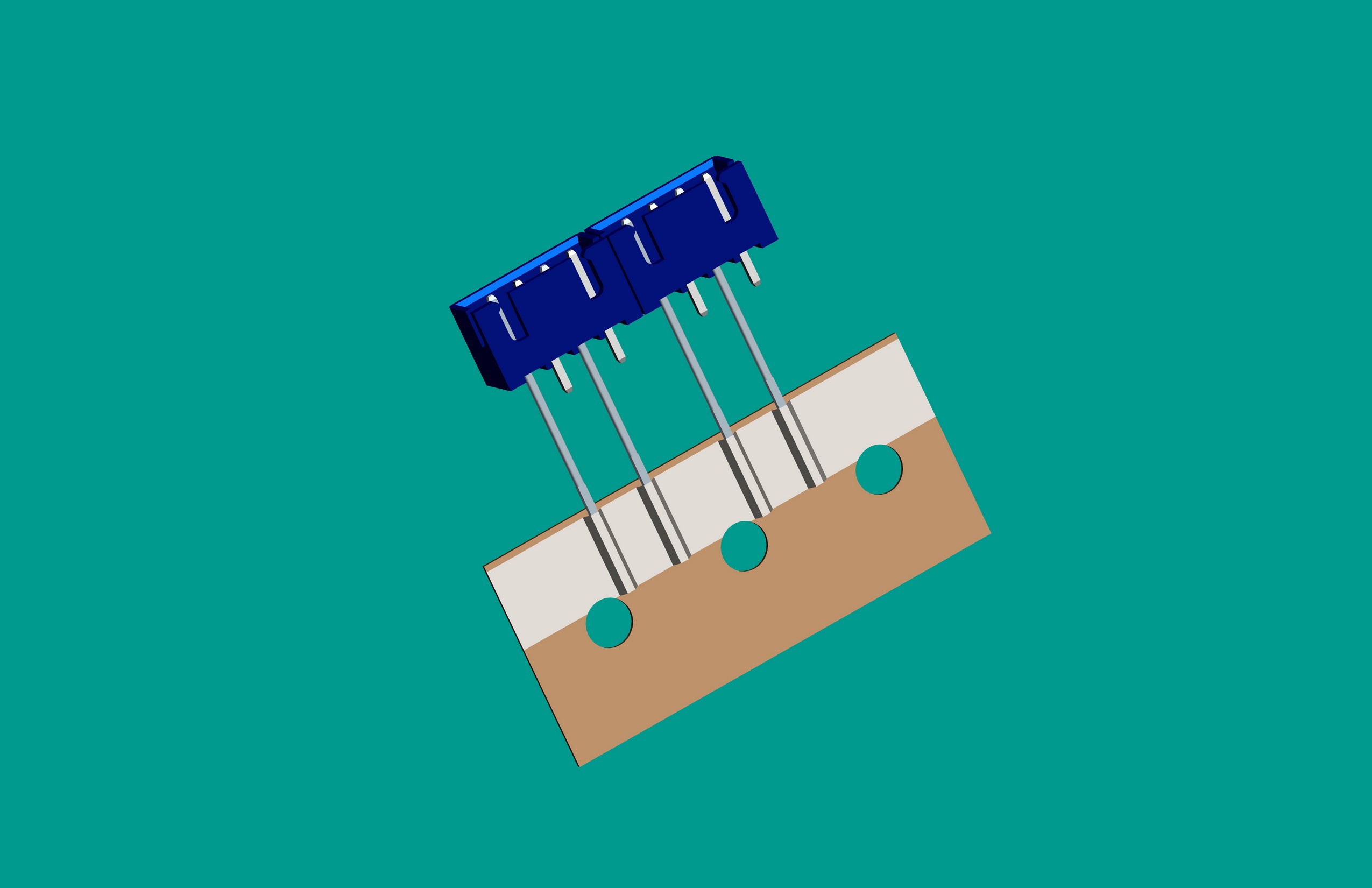 XH-4A立式針座藍色/編帶/（1，3短針）