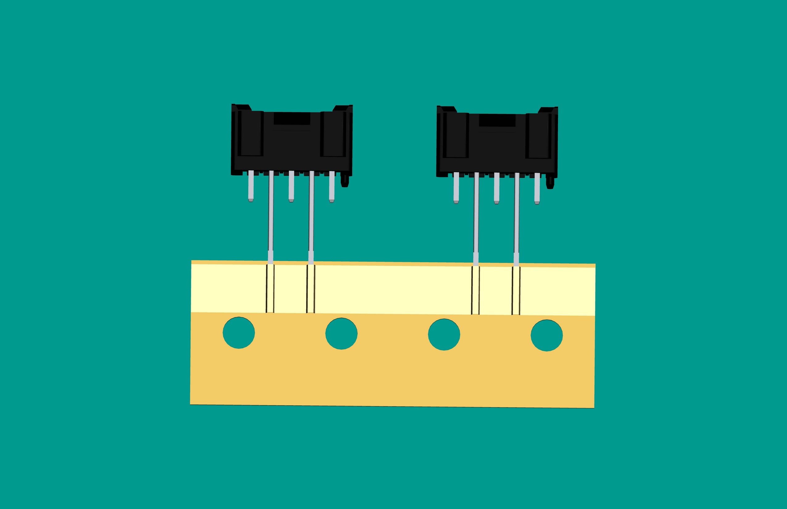 XH-5A全包編帶立式針座黑色/(2、4長針)普通PA66