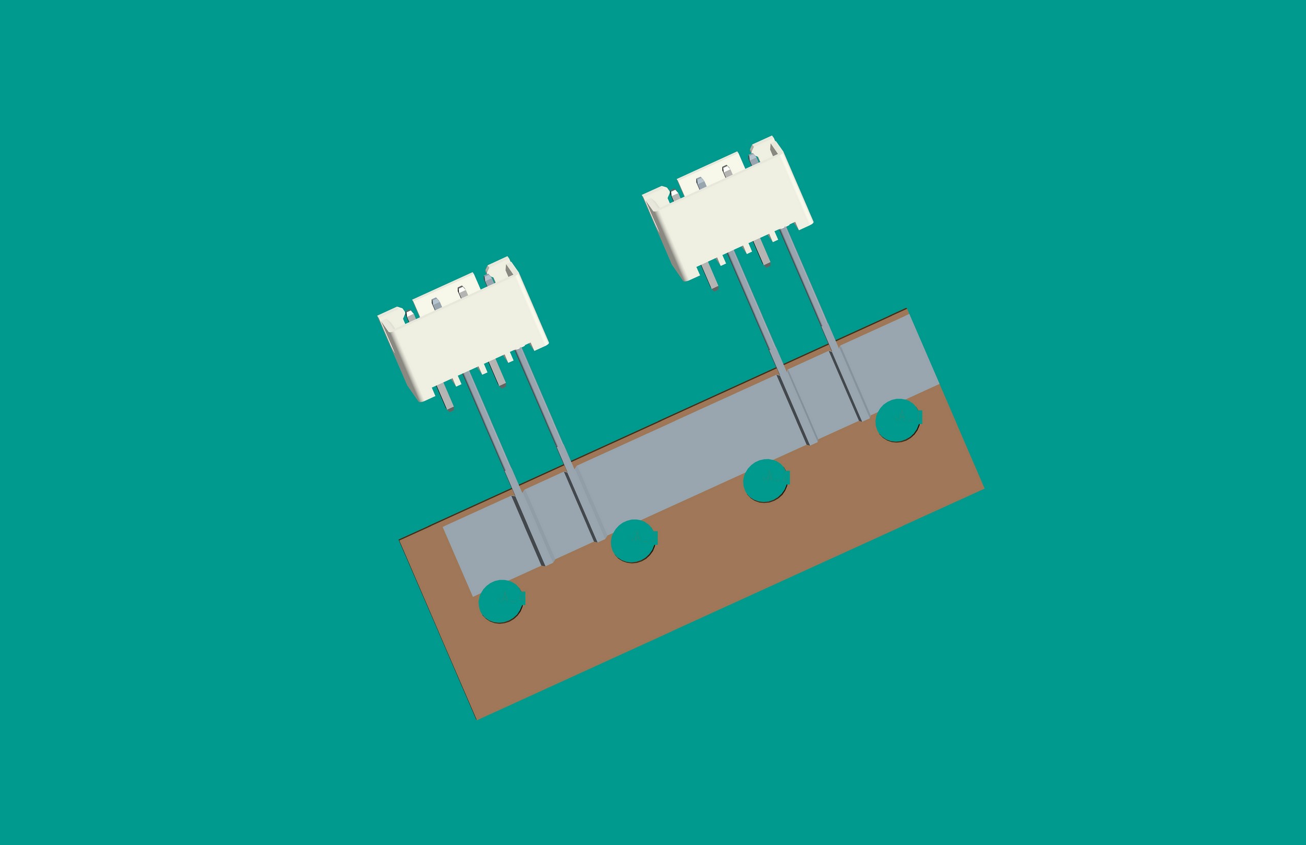 XH-4A編帶立式針座白色/間距25.4mm(1,3短針)12mm,反向