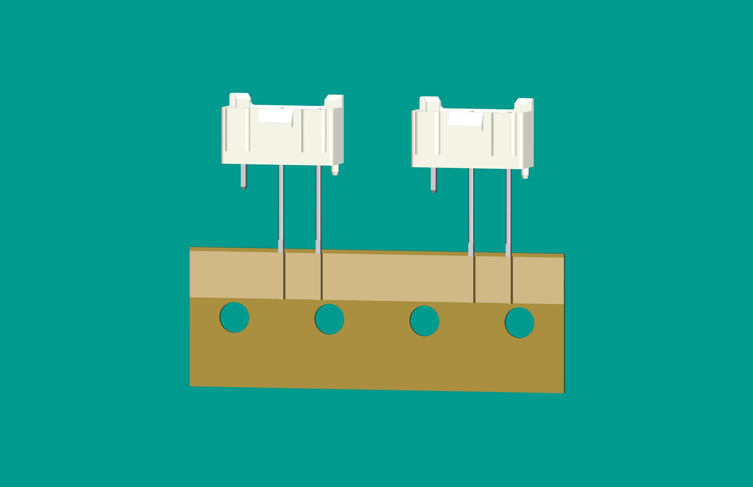 XH-5A全包編帶立式針座白色/(缺2、4針)普通PA66