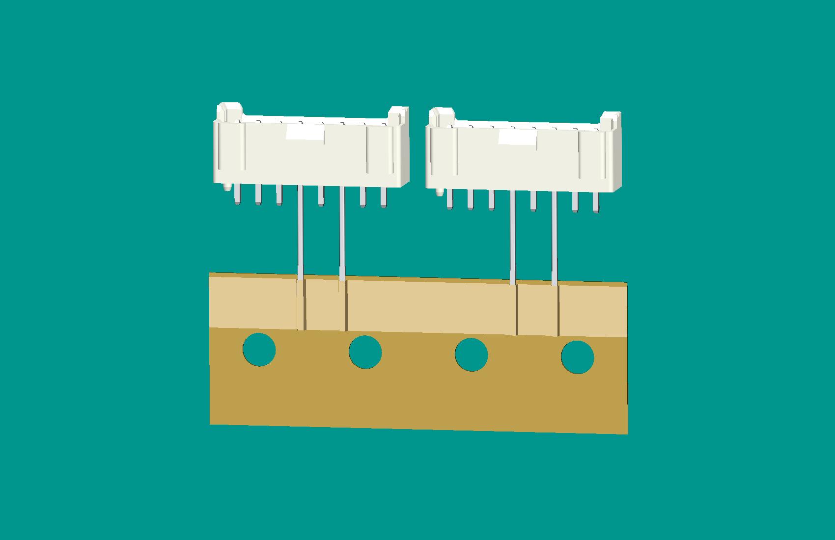 XH-8A(反定位)全包編帶立式針座白色/(3、5長針)普通PA66
