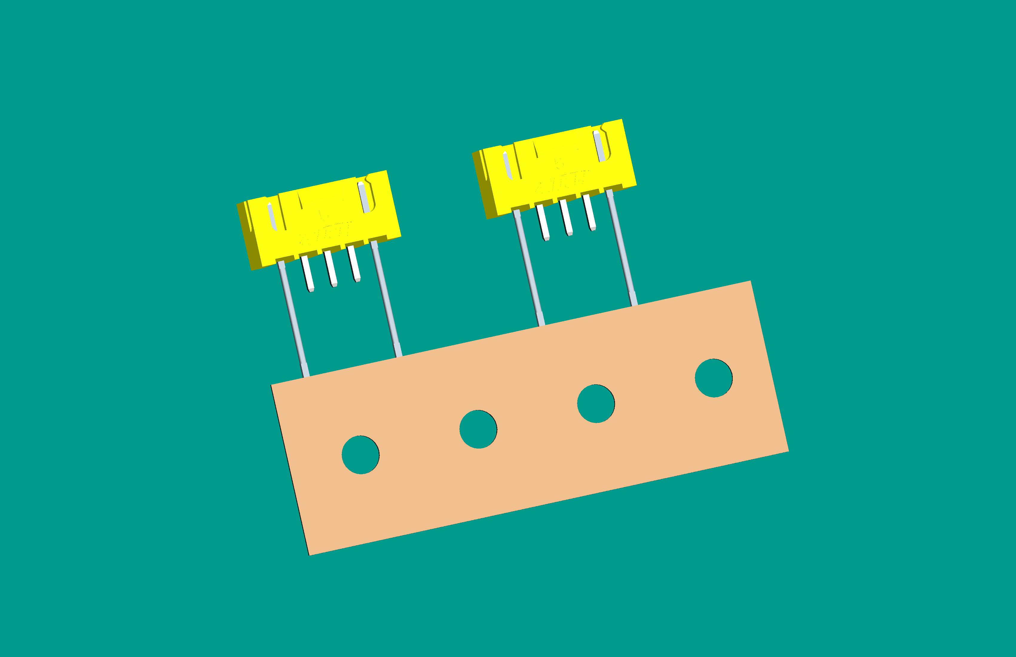 XH-5A(帶扣)立式針座黃色/編帶(1、5長針，反向，12mm）