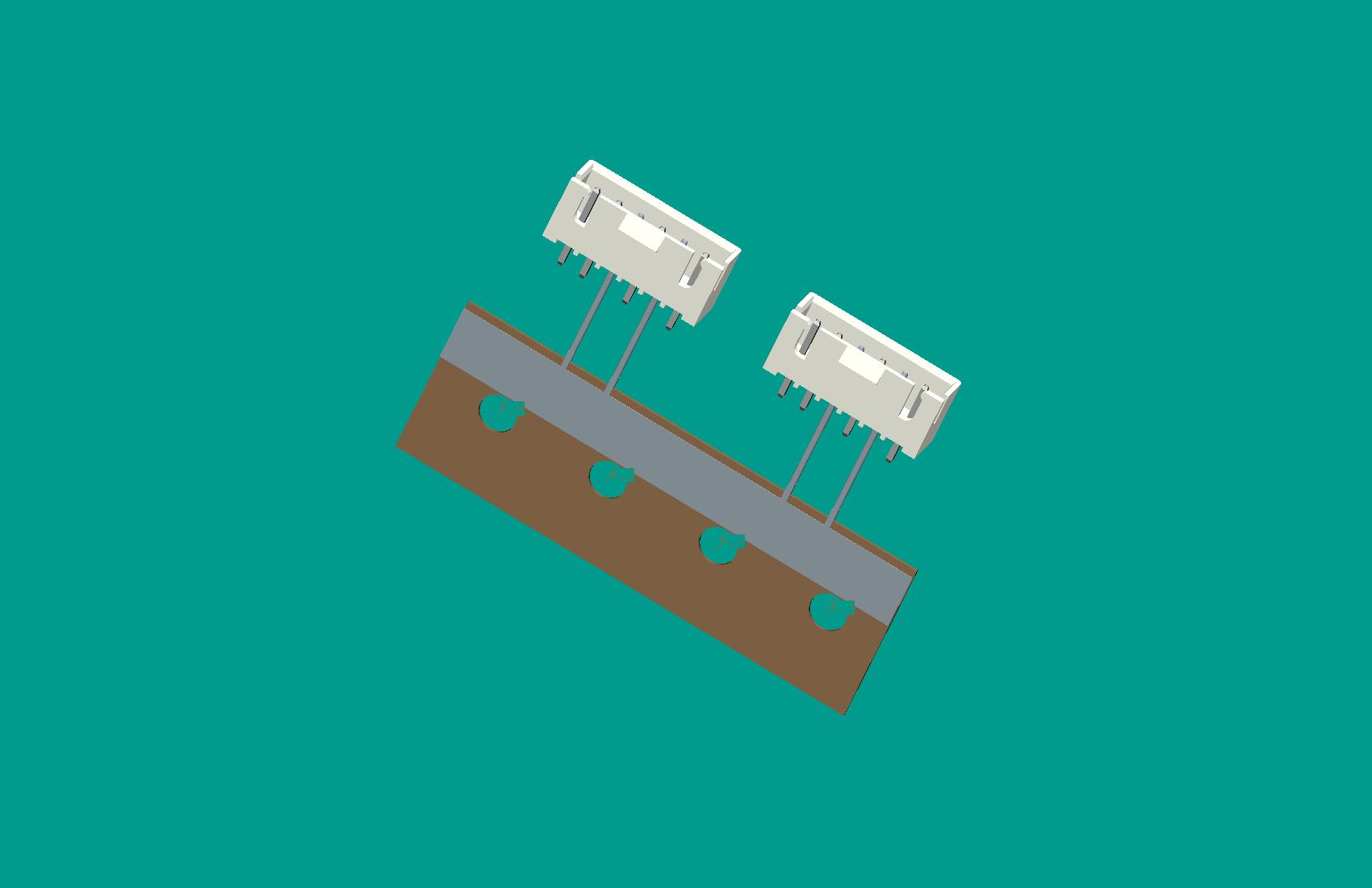 XH-6A帶扣立式針座白色/編帶(2、4長針,短針外漏長2.9mm,正向,12mm)