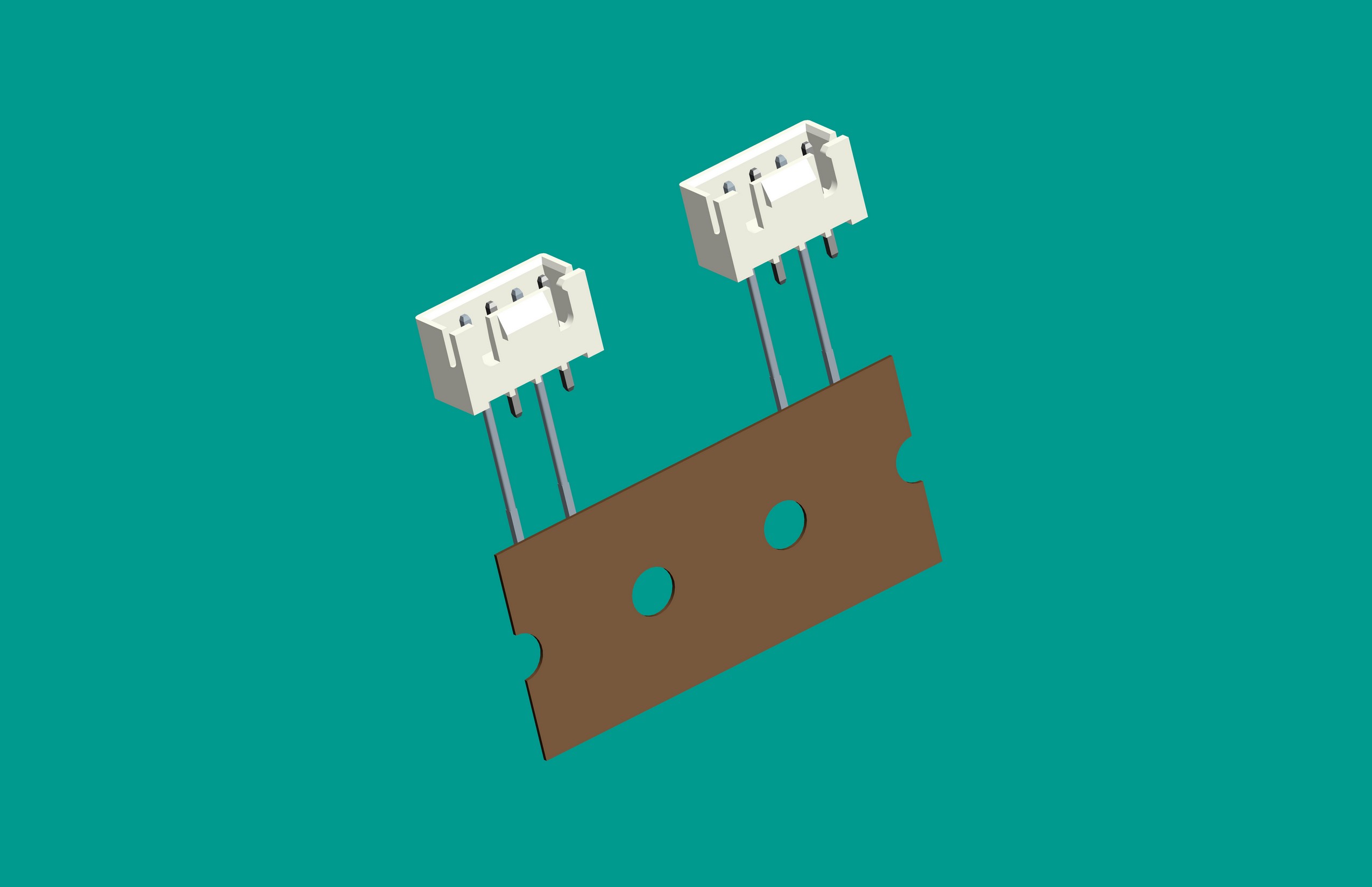 XH-4A(帶扣)編帶立式針座白色/(步距25.4，1、3短針，反向,12mm)