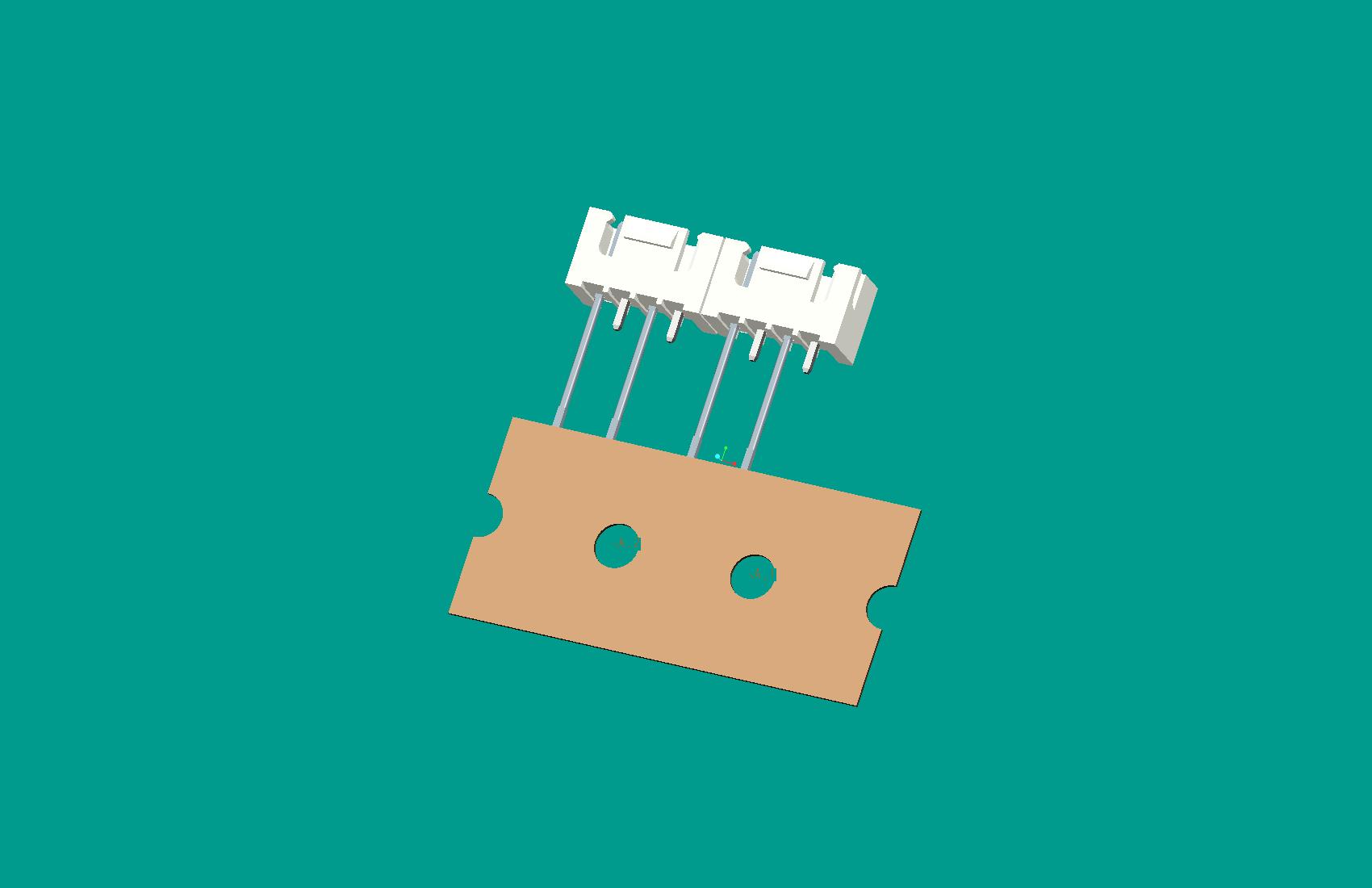 XH-4A(帶扣)立式針座白色/編帶(步距12.7，反向，12mm)