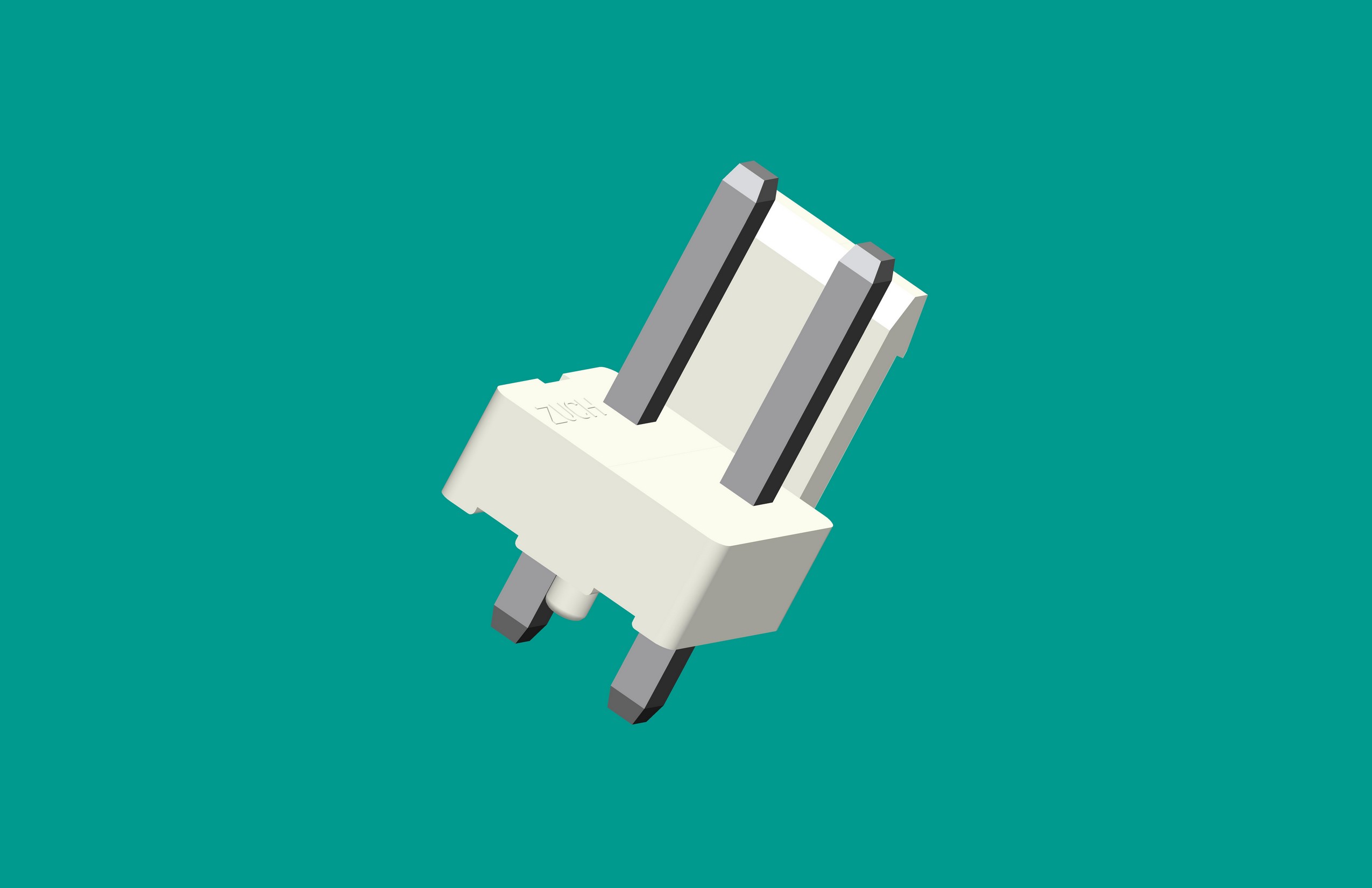 VH2A半包帶定位針座（白色PA66）