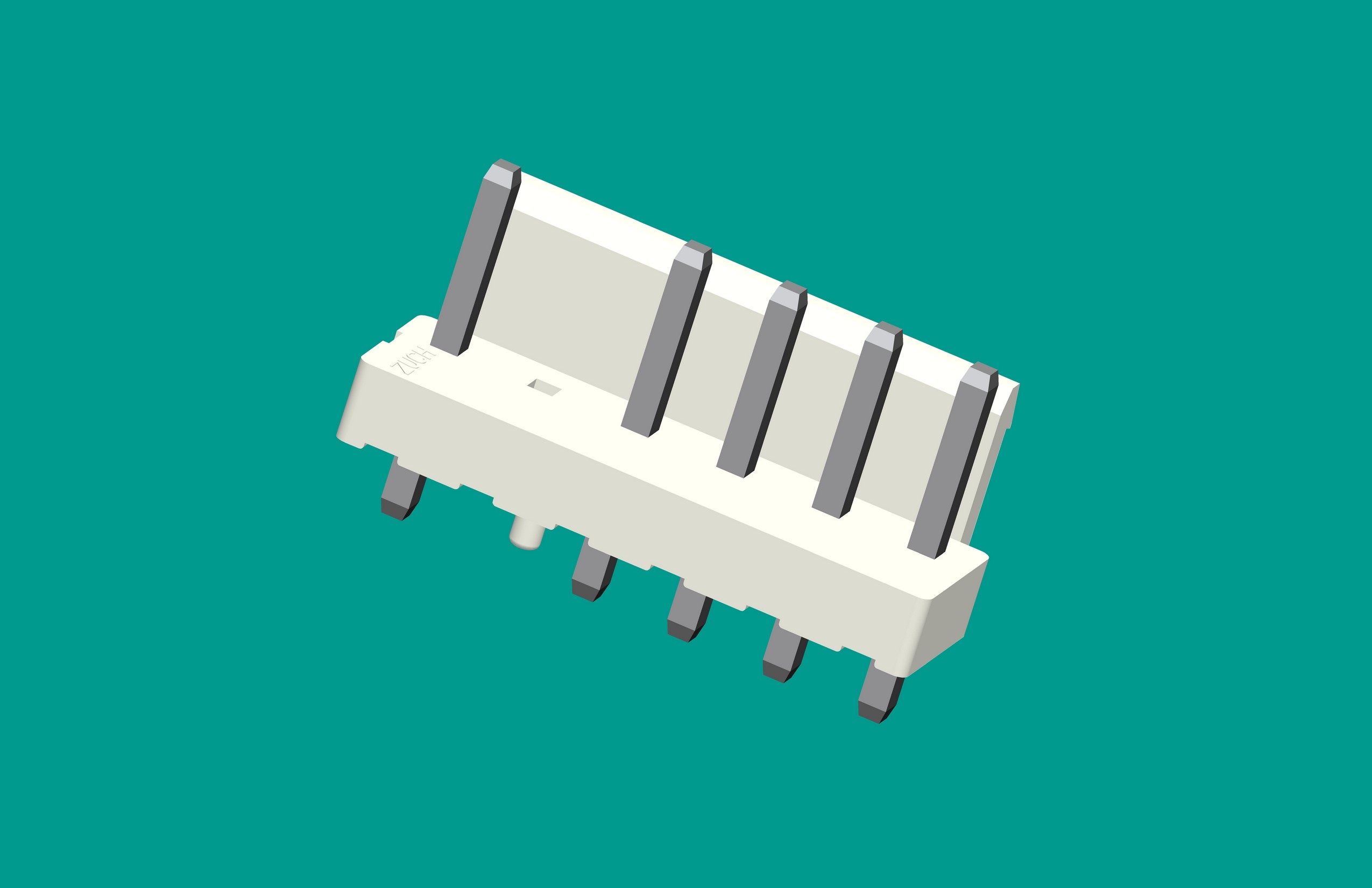 VH-6A-1（半包，帶定位，白色普通PA66）（缺第2針）