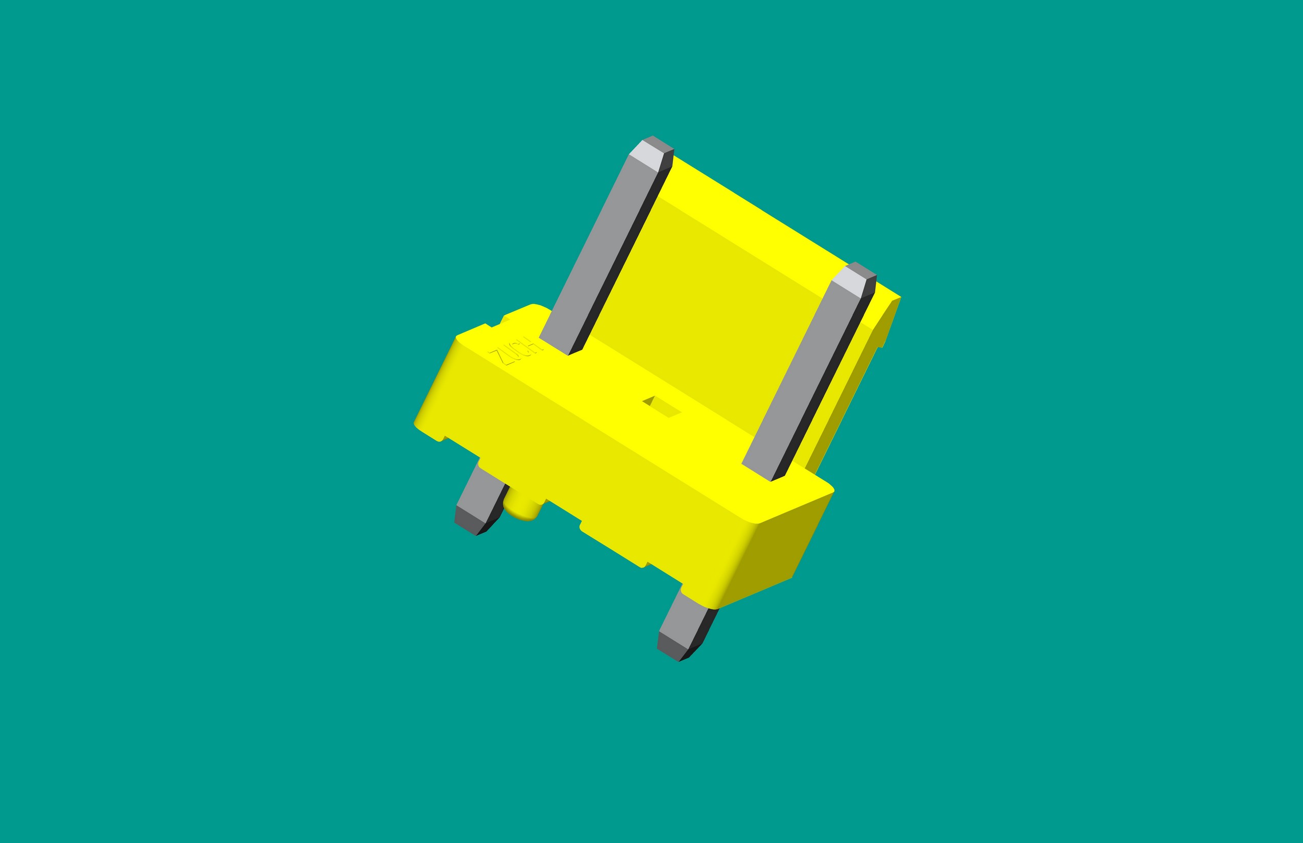 VH3A半包（插奇數(shù)）帶定位針座（黃色）