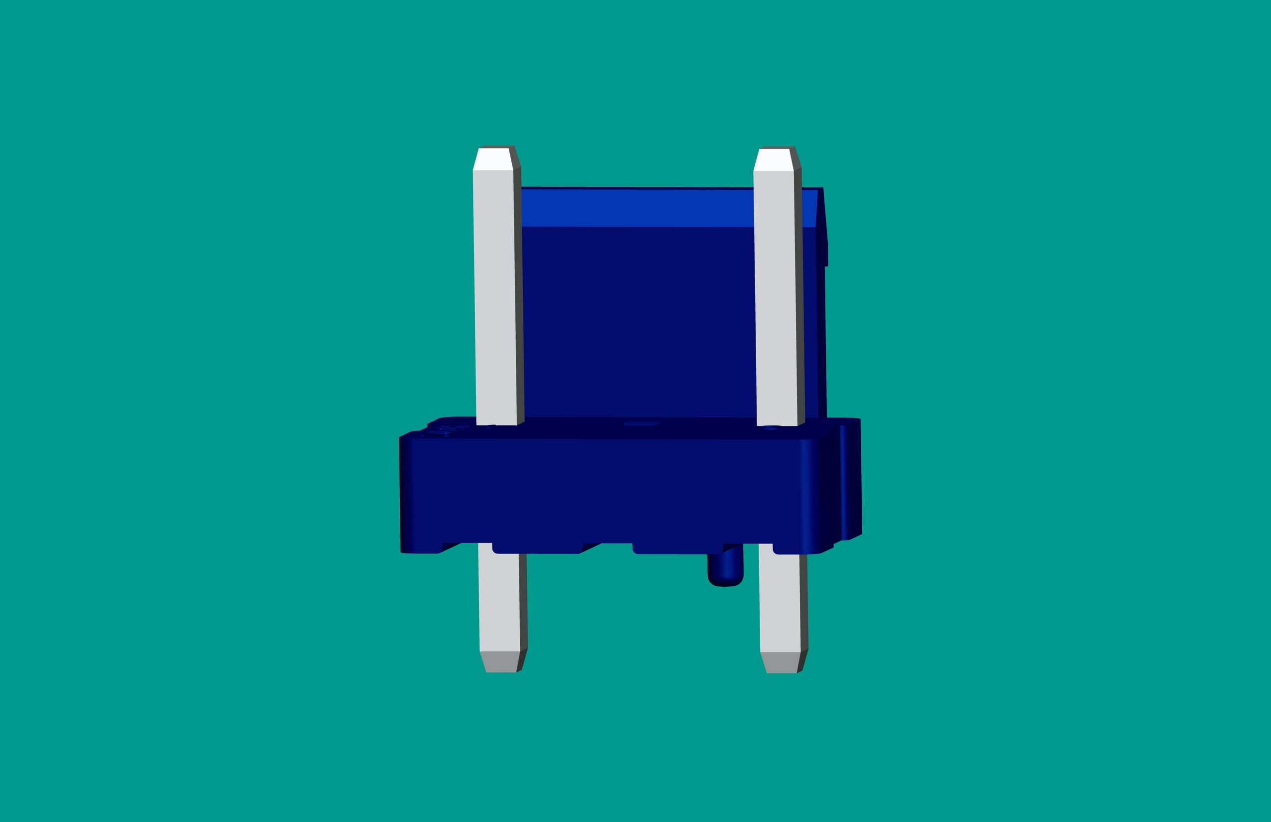 B2P3-VH-AM立式針座藍色/(缺第2針)/高灼熱絲