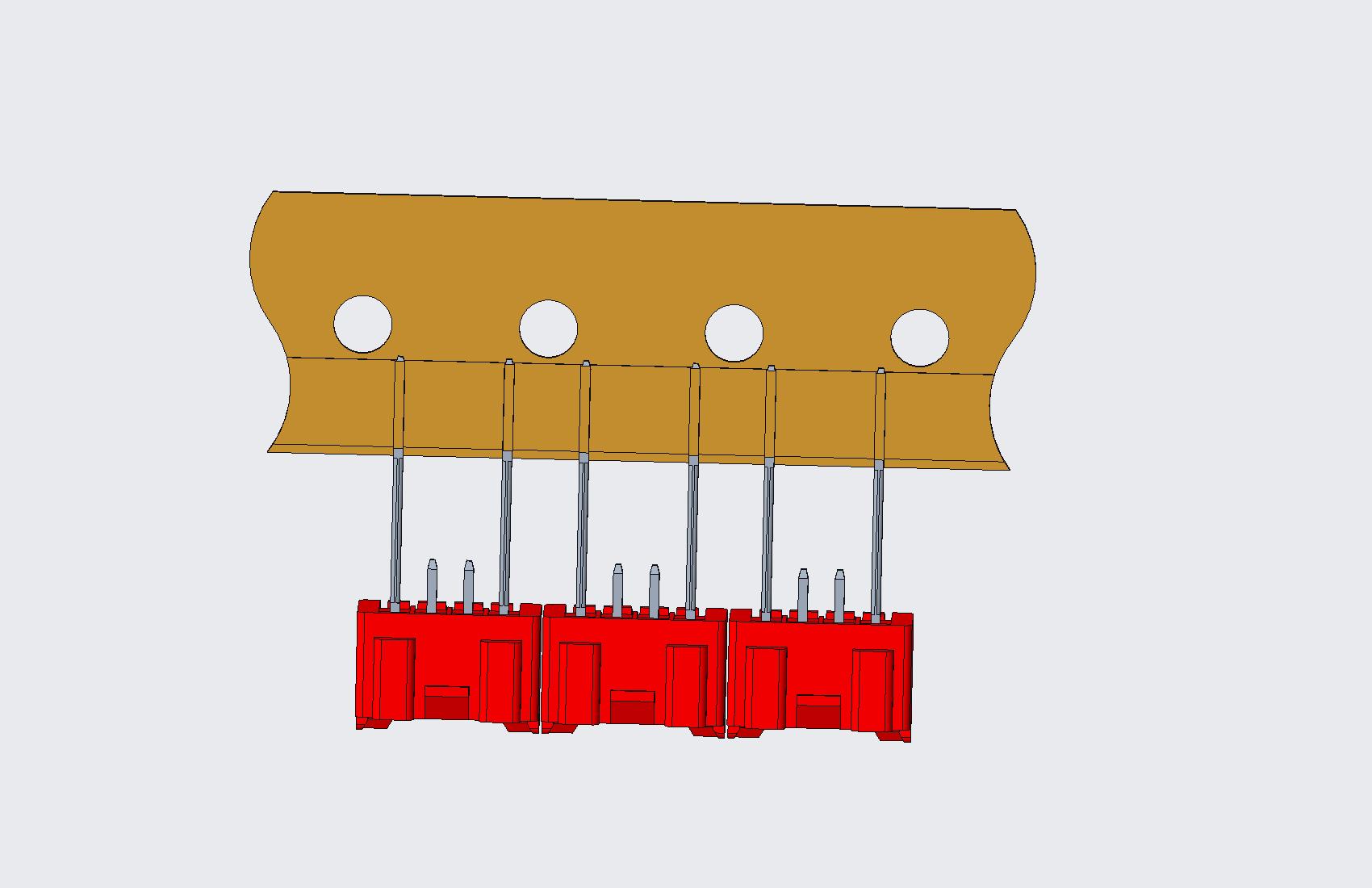 XH-4A全包編帶正向（1、4長針）(紅色)普通PA66/奧克斯