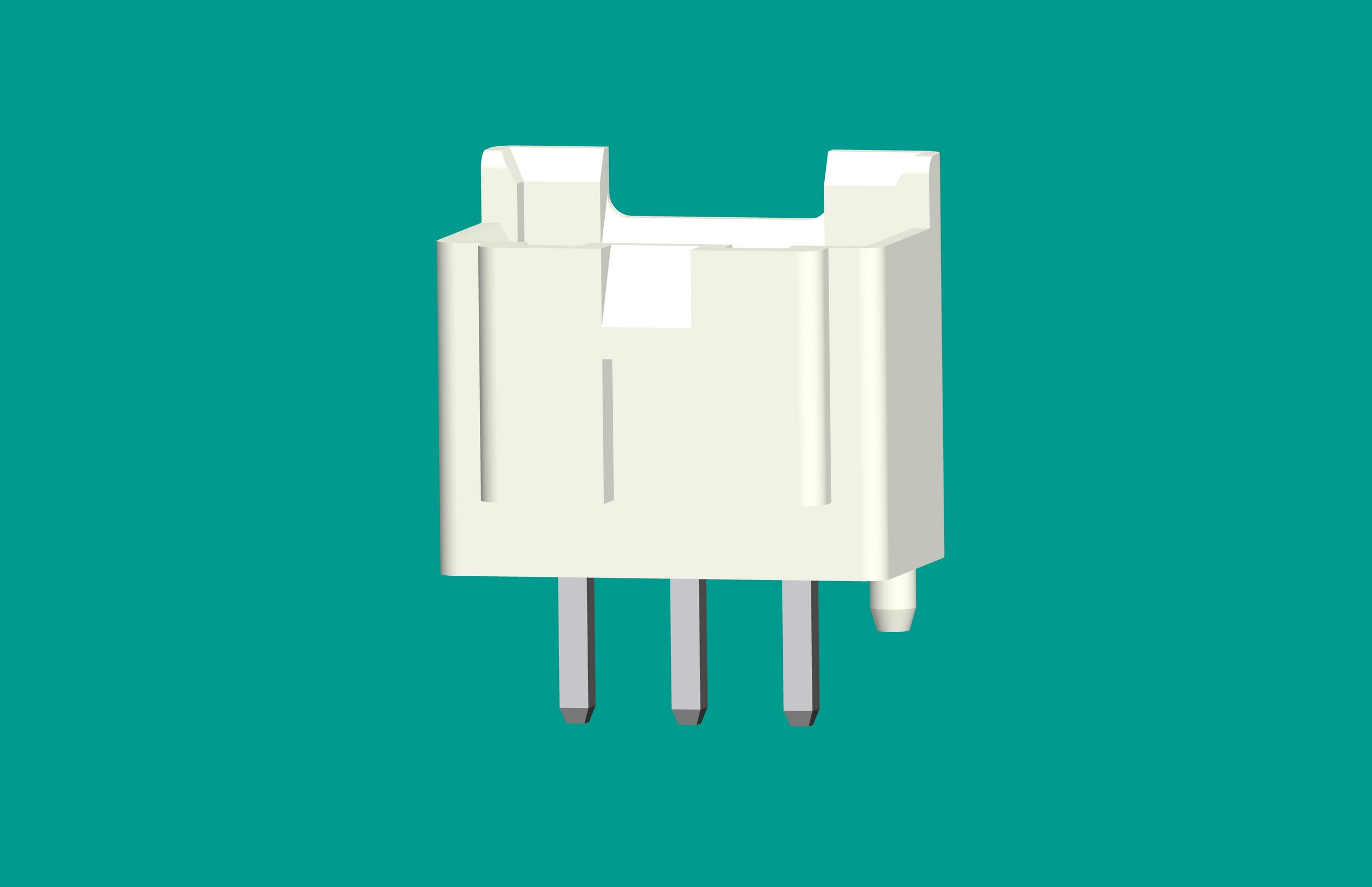 B3B-XH-K3立式針座白色/普通PA66/海爾