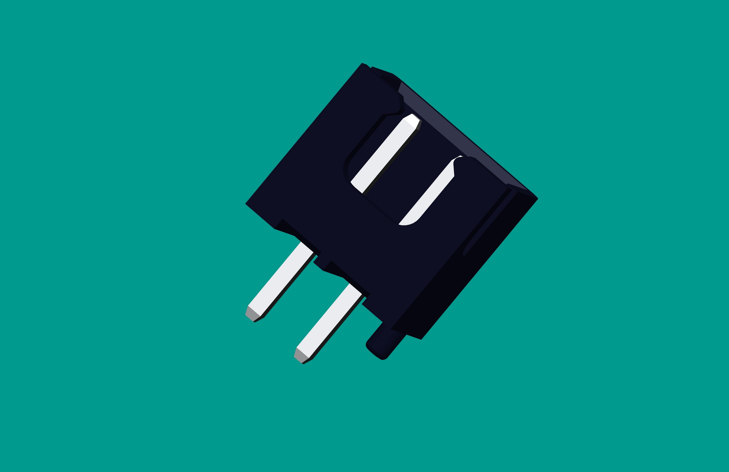 XH帶定位針座-2直針(B2B-XH-AM)藍色