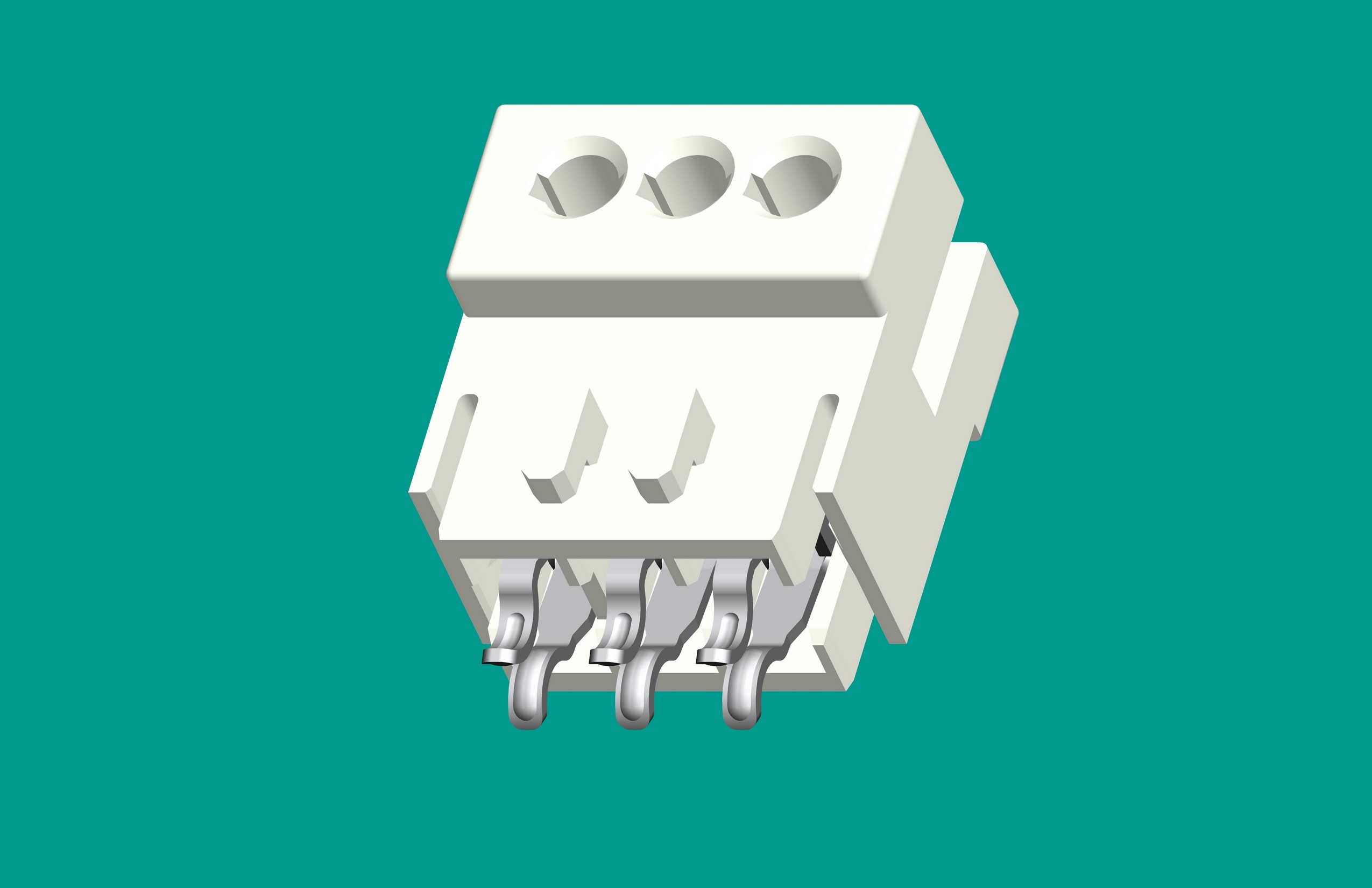 RAST2.5卡板孔座3位-高灼熱絲